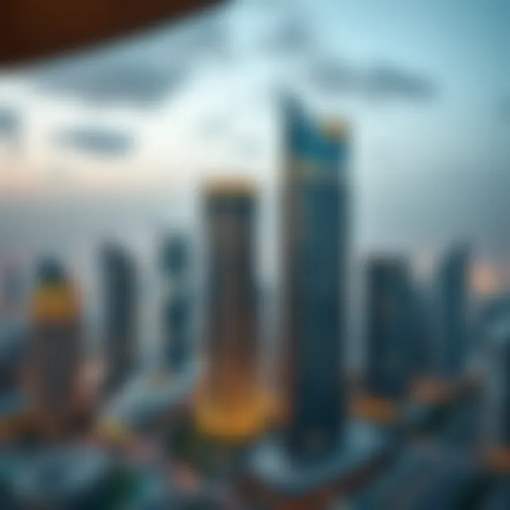 Luxurious high-rise view of Savanna Emaar