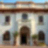 Stunning facade of a historical home showcasing traditional UAE architecture