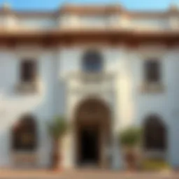 Stunning facade of a historical home showcasing traditional UAE architecture