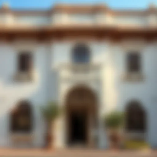 Stunning facade of a historical home showcasing traditional UAE architecture