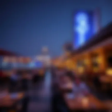 Diverse Culinary Offerings at The Boardwalk Vibrant dining scene along The Boardwalk showcasing diverse cuisines