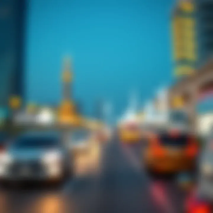 Infographic depicting transportation options between the two cities