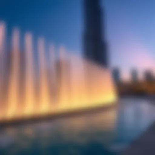The Water Fountains of Burj Khalifa: An Architectural and Cultural Wonder Introduction