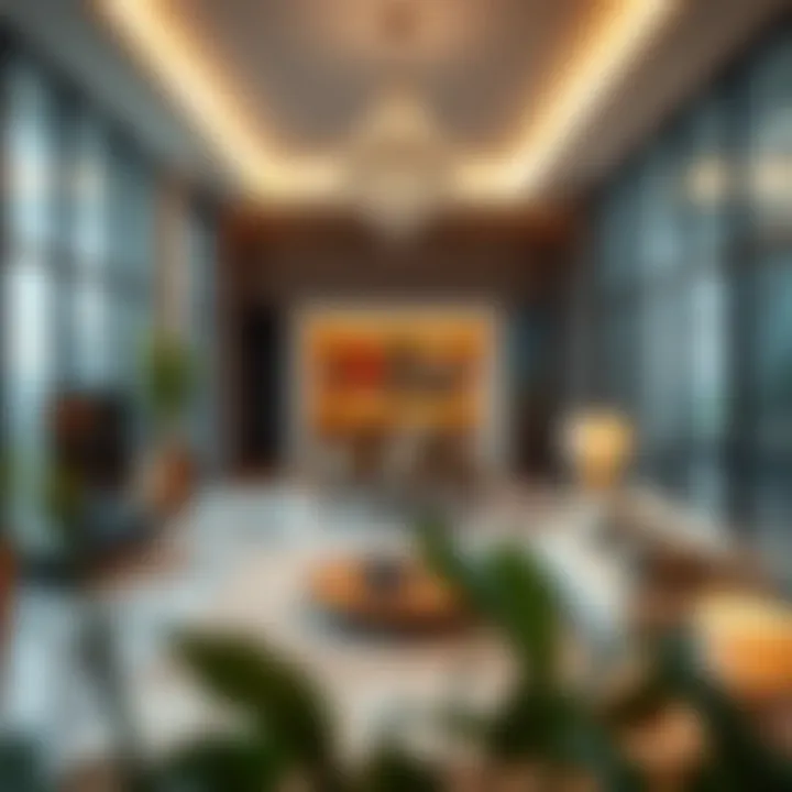 Luxurious interior space within Tiffany Towers, emphasizing contemporary living