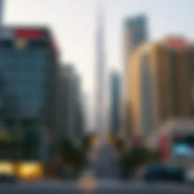 Dubai's Dynamic Real Estate Market Overview of a bustling real estate market in Dubai