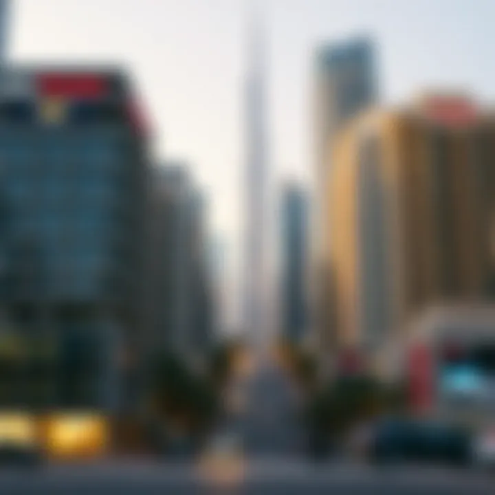 Dubai's Dynamic Real Estate Market Overview of a bustling real estate market in Dubai