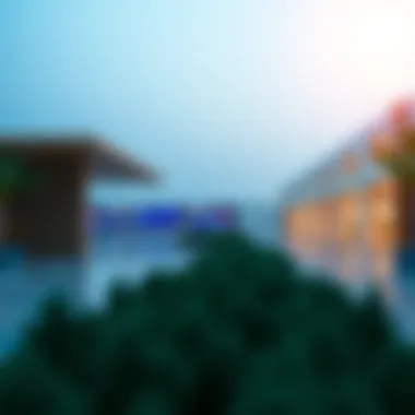 Modern amenities in Al Furjan community