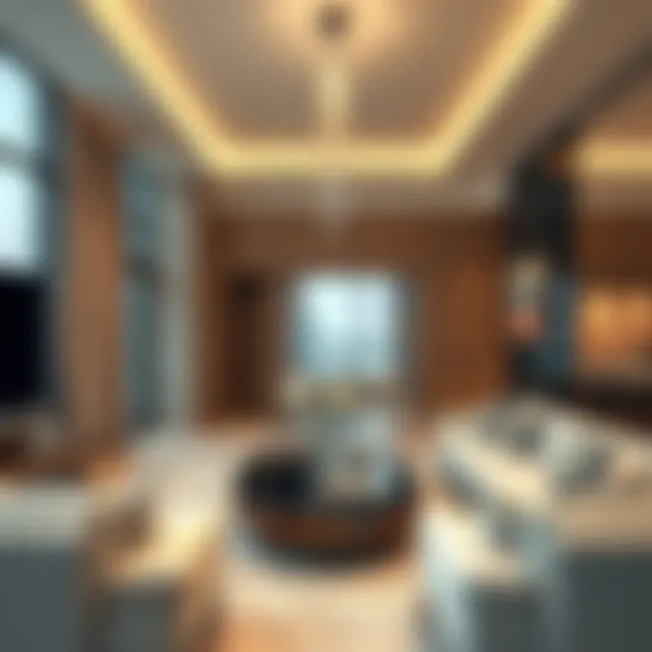 Modern apartment interiors reflecting Dubai's design aesthetics