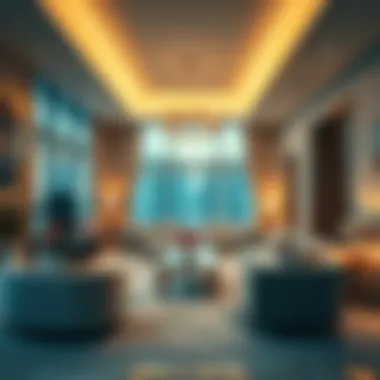 Luxury Living in Dubai A luxurious apartment interior indicative of Dubai's real estate market