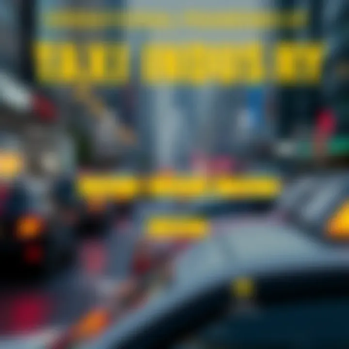 Infographic depicting the operational framework of Dubai's taxi industry
