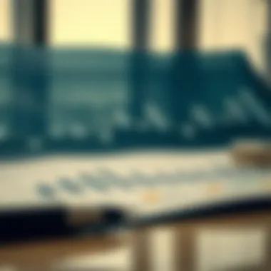 Investment analysis with real estate graphs and charts